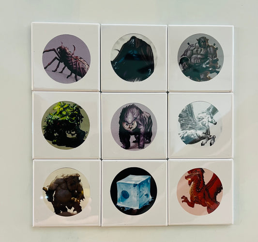 Set of 12 Custom Photo(s) 2.5" x 2.5" Square Magnets-